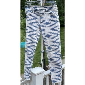 Denim & Supply Ralph Lauren Aztec Print Skinnies Jeans Denim Women’s Size 31 EUC